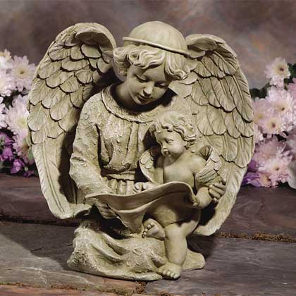 Garden Angel Statues, Garden Cherubs, Garden Ornaments, Garden Decoration