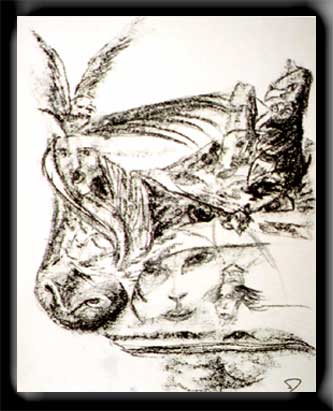 Spirit Drawing by JD Aricchi