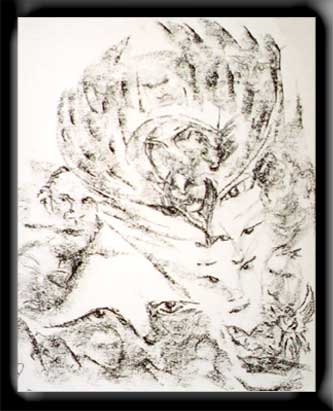Spirit Drawing by JD Aricchi