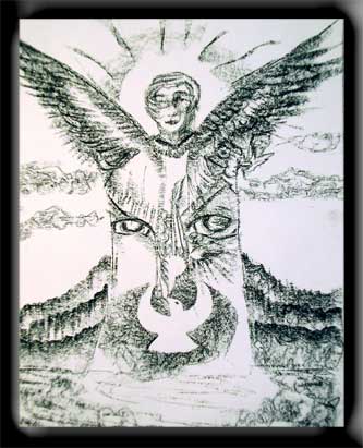 Spirit Drawing by JD Aricchi