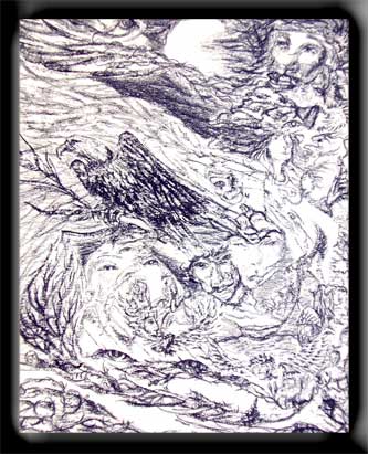 Spirit Drawing by JD Aricchi