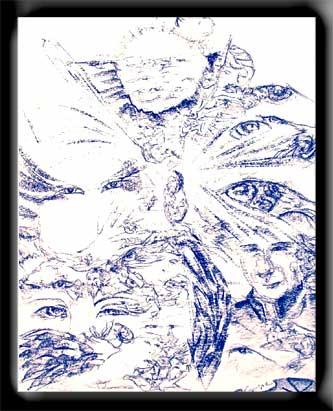 Spirit Drawing by JD Aricchi