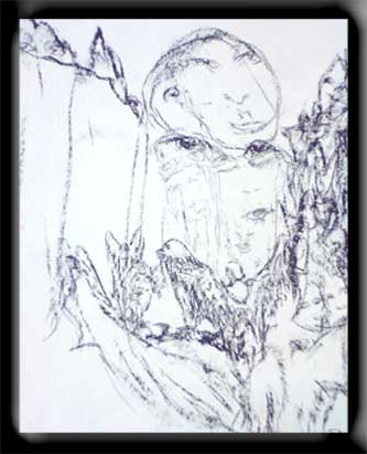 Spirit Drawing by JD Aricchi