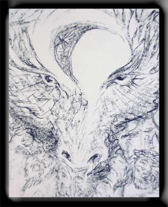 Spirit Drawing by JD Aricchi