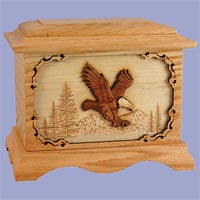 Click to see Ambassador Style Wood Cremation Urns
