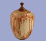 Carved Wood Cremation Urns
