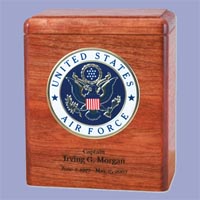 Click to see Freedom Cherry Wood Cremation Urn