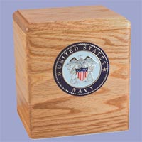 Click to see Freedom Oak Wood Cremation Urn