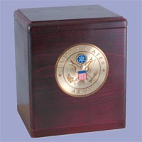 Click to see Freedom Rosewood Wood Cremation Urn