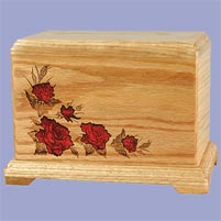 Click to see Rosewood Inlaid Rosewood Companion Wood Cremation Urn