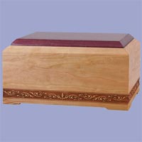 Click to see New Orleans Wood Cremation Urn