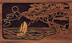 Click to see Inlaid Wood Art Seaseape