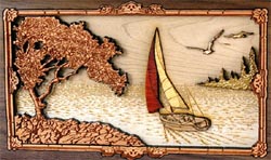Click to see Inlaid Wood Art Soft Breezes