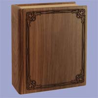 Click to see Book Wood Cremation Urn