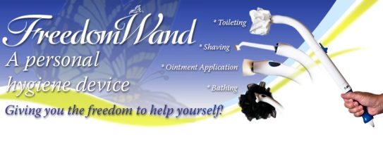 Freedom Wand - personal toileting aid