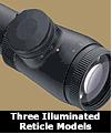 Three Illuminated Models with Illuminated Reticles