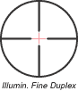 Leupold Illuminated Fine Duplex Reticle