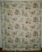 Beatrix Potter Peter Rabbit Baby Quilt, Beatrix Potter Peter Rabbit Toddler Quilts, Beatrix Potter Peter Rabbit Baby Crib Bedding, Beatrix Potter Peter Rabbit nursery bedding, Beatrix Potter Peter Rabbit  Patchwork Baby Comforter Duvet