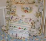 Beatrix Potter Peter Rabbit Blue Baby  Toddler Toss Pillow, Beatrix Potter Peter Rabbit  Nursery Pillows, Beatrix Potter Peter Rabbit Baby Toss Pillow Pillows Nursery Accessories
