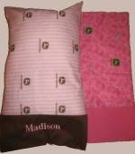 John Deere Pillow sham, John Deere Pink Pillow shams, John Deere Pink Pillow Shams, John Deere Nursery Products, John Deere Bedding
