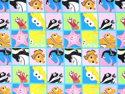  Finding Nemo Squares Baby Quilt, Nemo Toddler Quilts, Nemo Baby Crib Bedding, Finding Nemo nursery bedding, Nemo Squares Nursery Accessories 