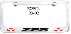  Camaro License Frame-9230860