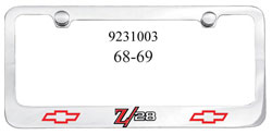 Camaro License Frame-9231003