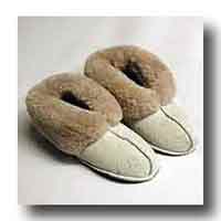 Sheepskin slippers