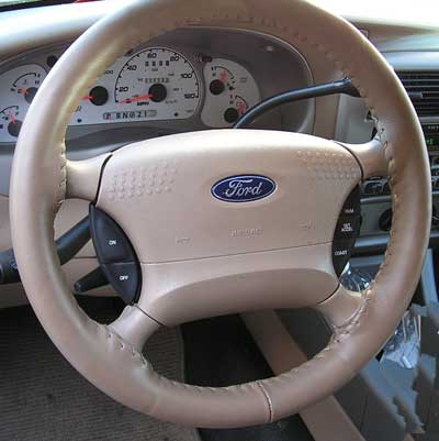 Steering Wheel Covers. Leather Steering Wheel Cover
