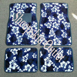 Hawaiian car floor mats