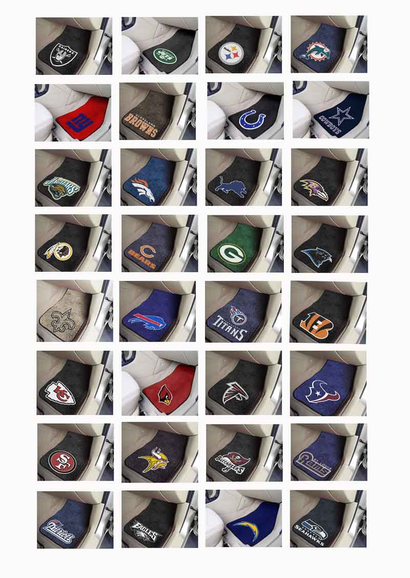 NFL Team Logo Floor Mats 
