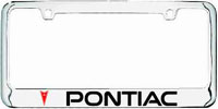 Pontiac License Plate Frames 