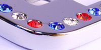 Red White and Blue Crystals