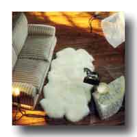 Sheepskin rugs and pelts