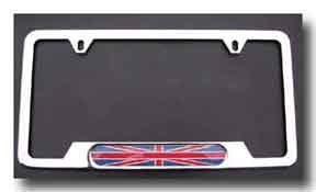 union Jack License Plate Frame