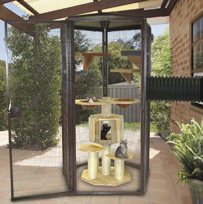 Outdoor Cat Enclosure,Kitty Gazebo,Cat Play Area