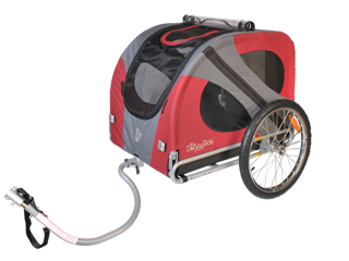 stroller converts to bike trailer for dog