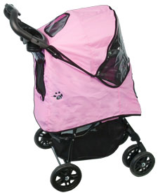 Dog Stroller with Rain Cover, Pet Gear