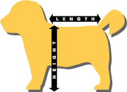 Guide to help you measure your dog - for dog house,pet stroller,pet crate,puppy play pen