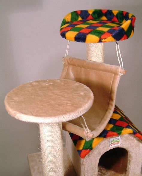 Top View of Kitty Tree at Pet Store by Conny