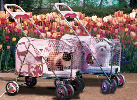 doggie stroller,pink,pet stroller,puppy carrier