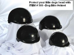 DOGGIE BIKER HELMET ~ WHITE, BLK, or PINK  